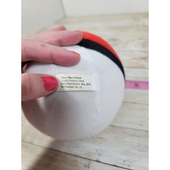 Pokemon Pokeball‎ Plush - TOY FACTORY 2017 -5” Stuffed Ball - Picture 8 of 9
